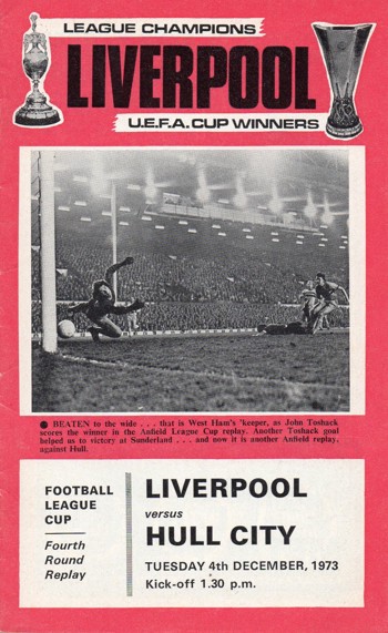 Match programme